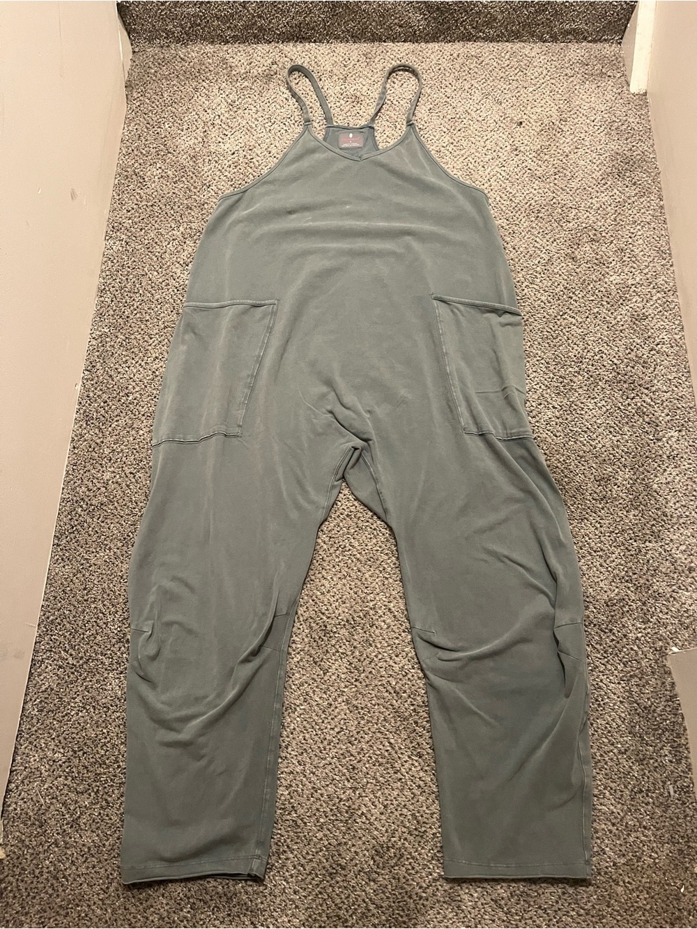 Free People Movement Hot Shot Onesie Sea Grass Green S - Picture 2 of 6